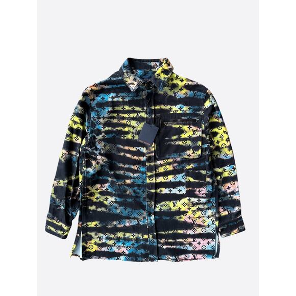 Louis Vuitton Multicolor Tie-Dye Monogram Overcoat - Picture 1 of 8